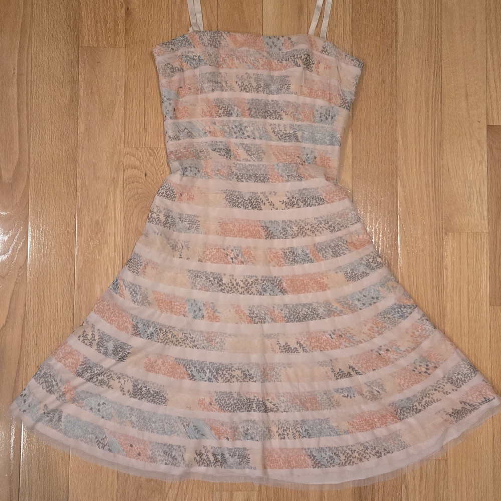 BCBGMaxAzria Multicolor Striped Mini Dress
